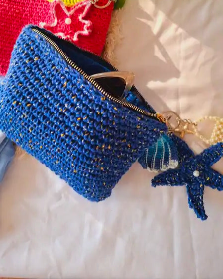 Blue Gleam Clutch