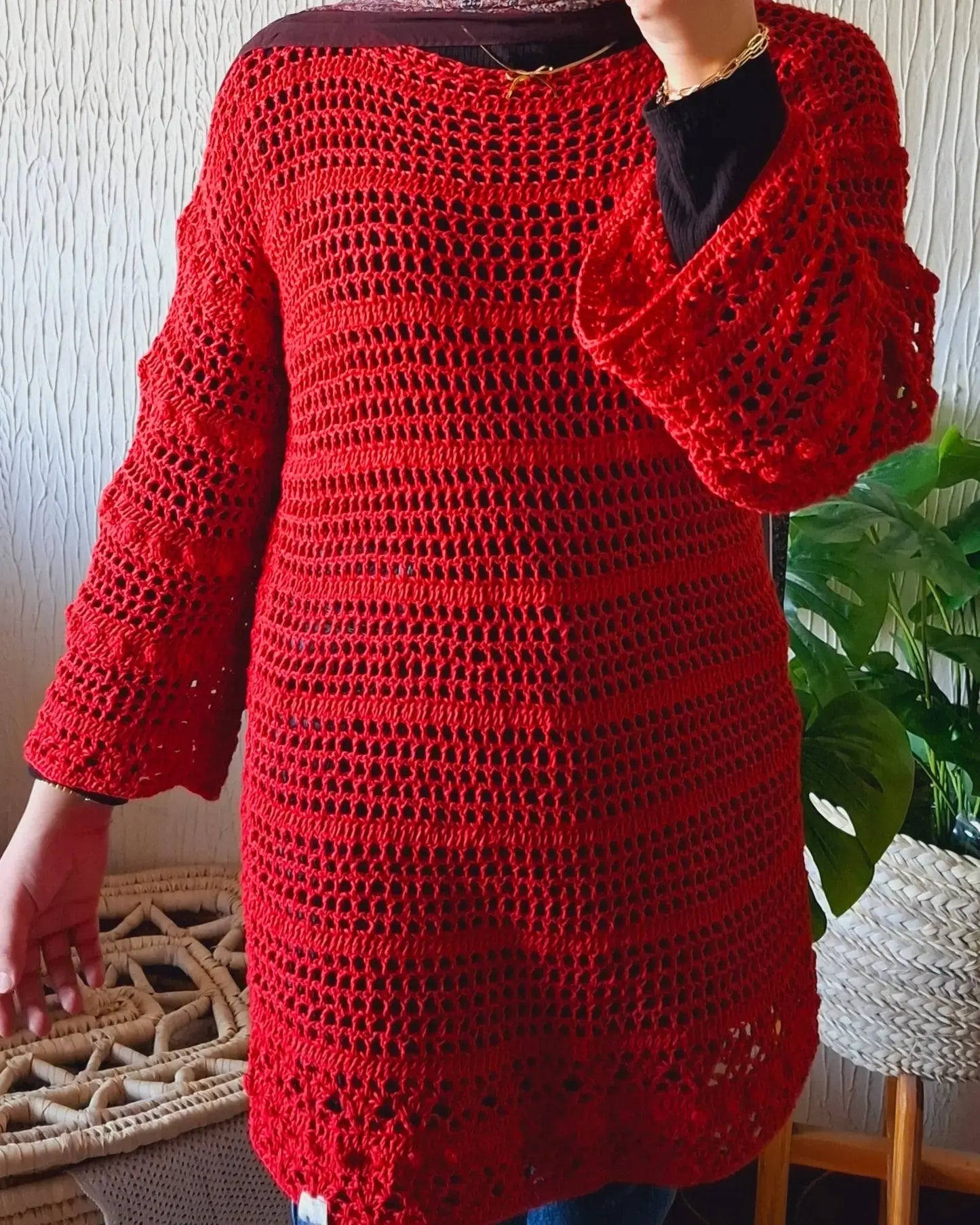 Nesma Crochet Dress