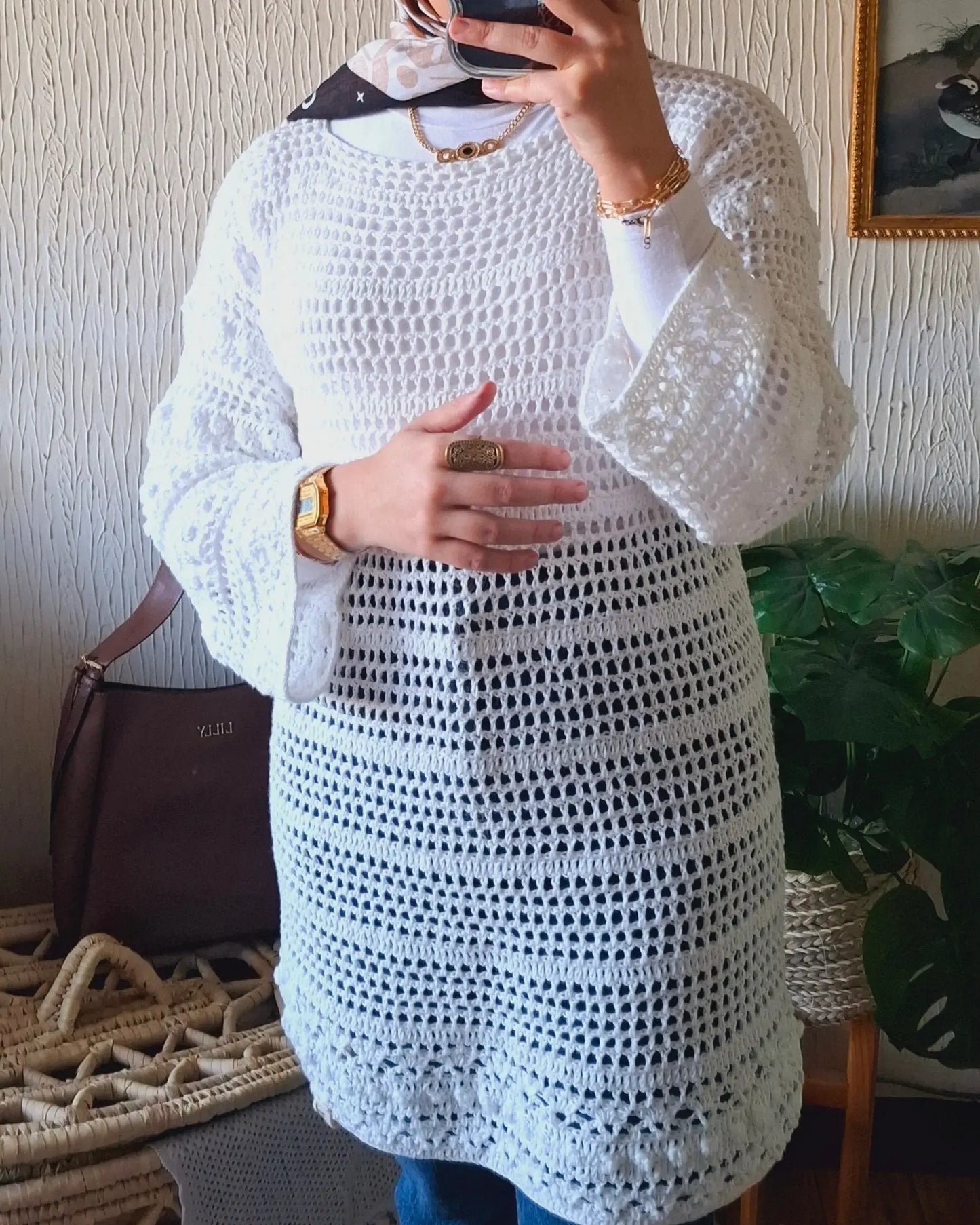 Nesma Crochet Dress