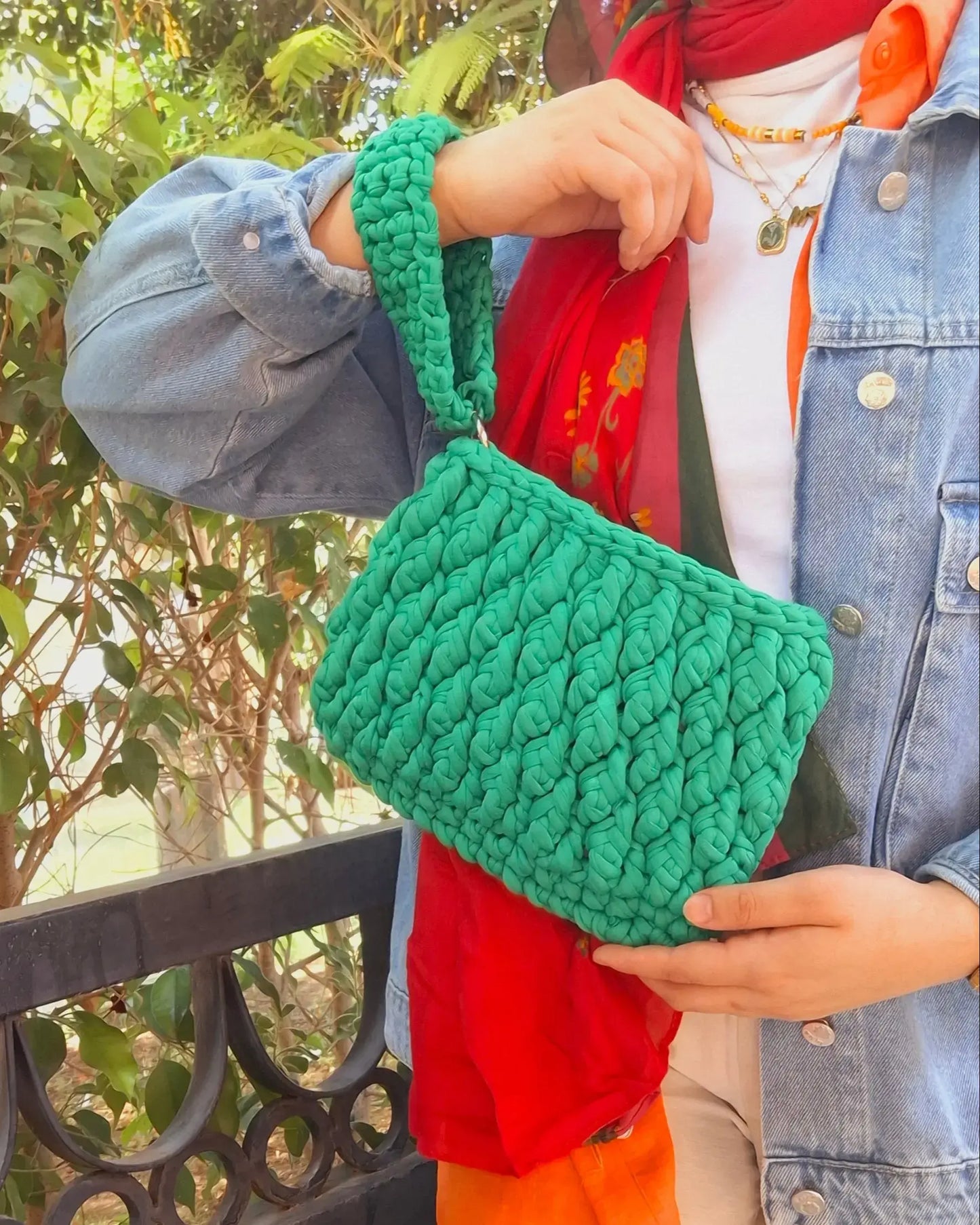 Lime Mood Clutch