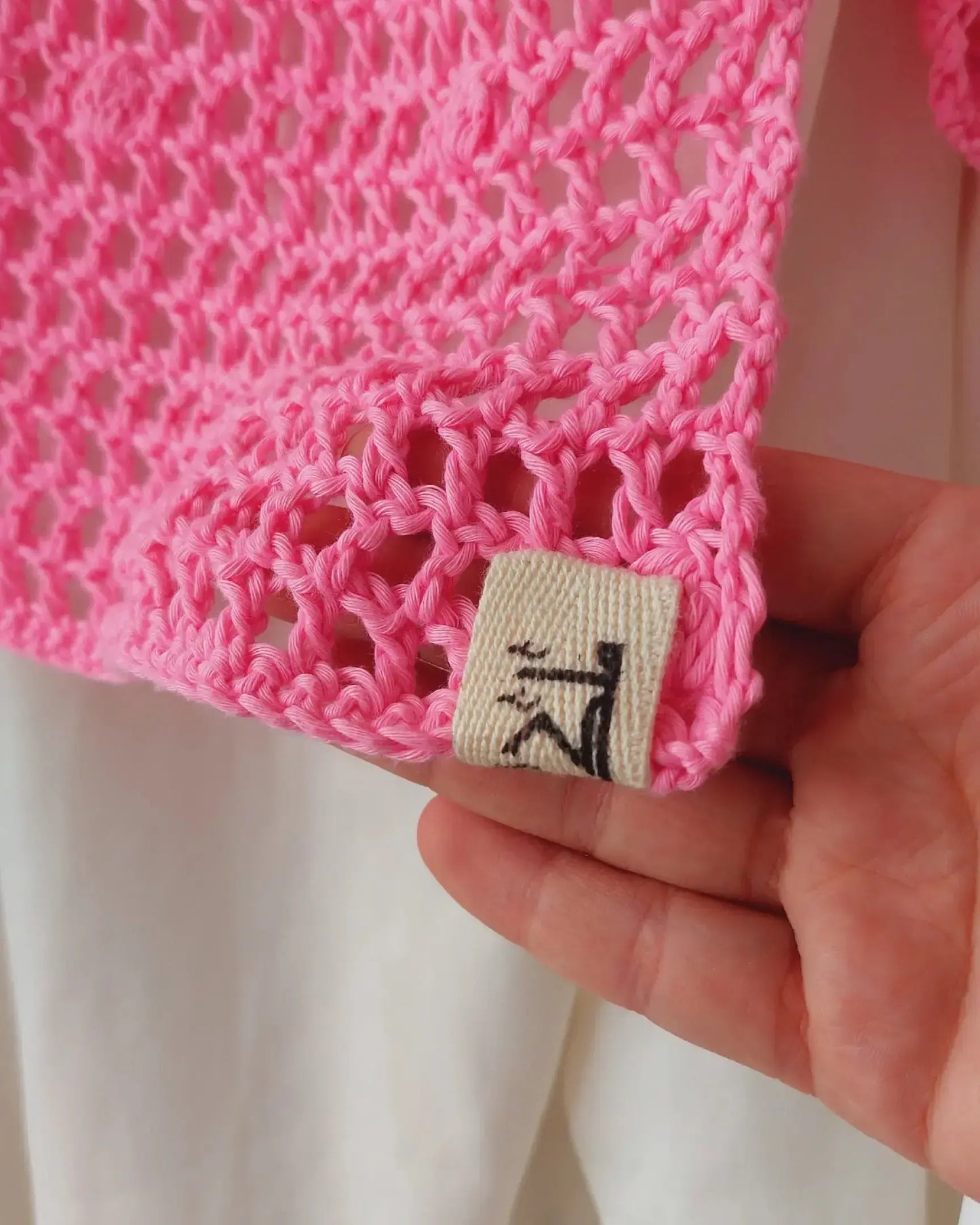 Bubblegum Crochet Vest