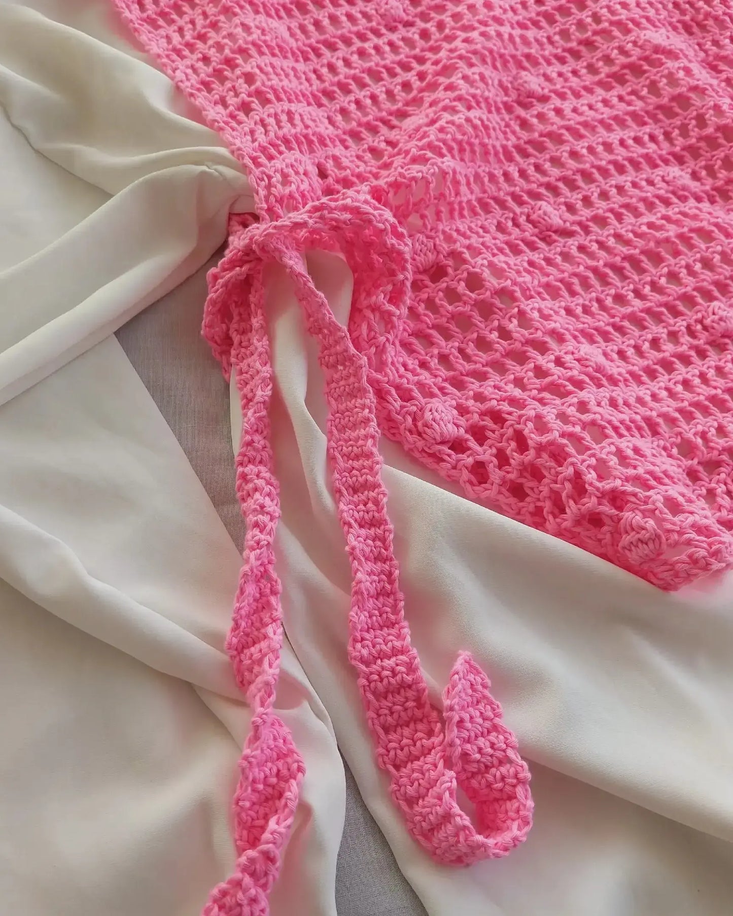 Bubblegum Crochet Vest
