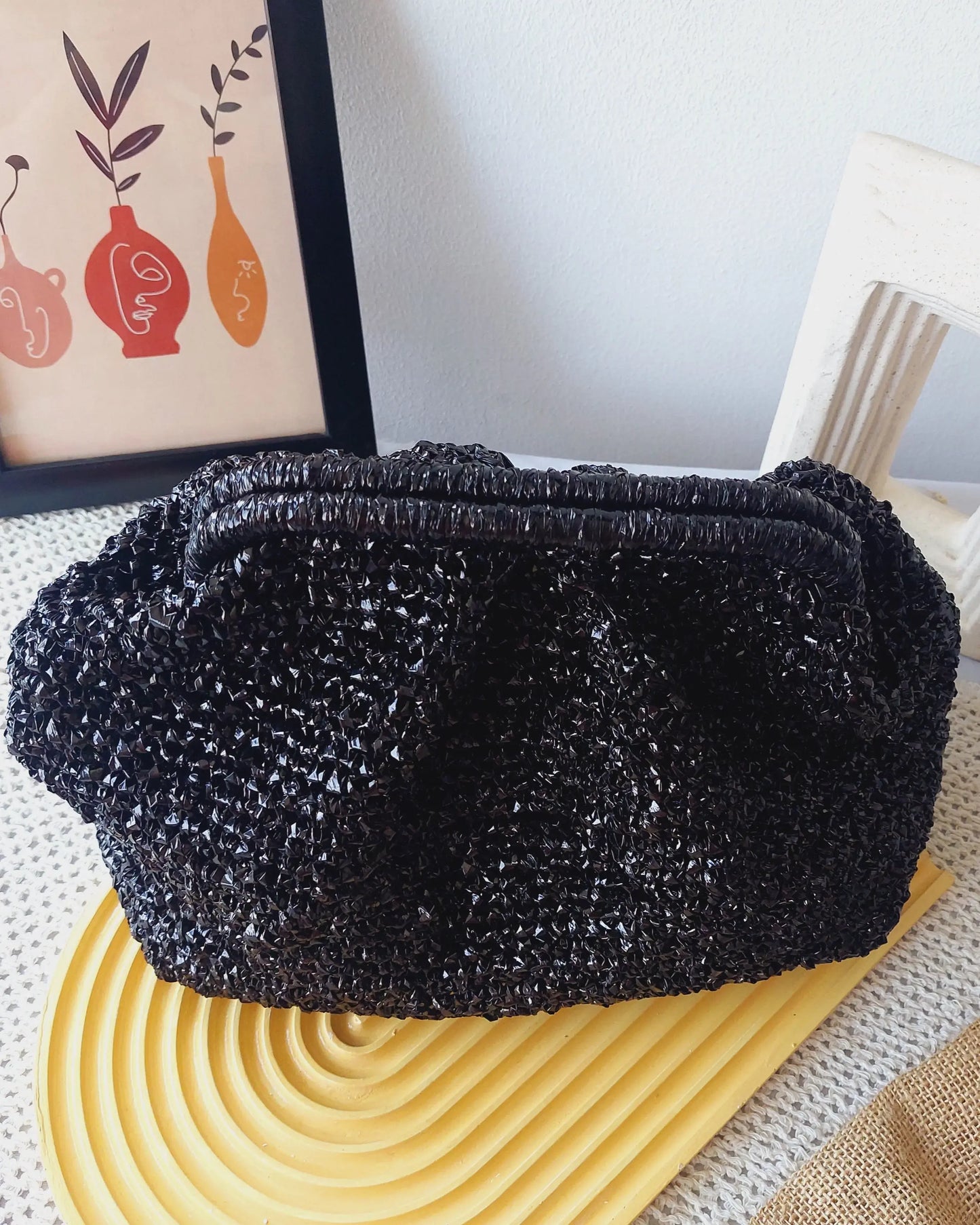 Noir Elegance Clutch