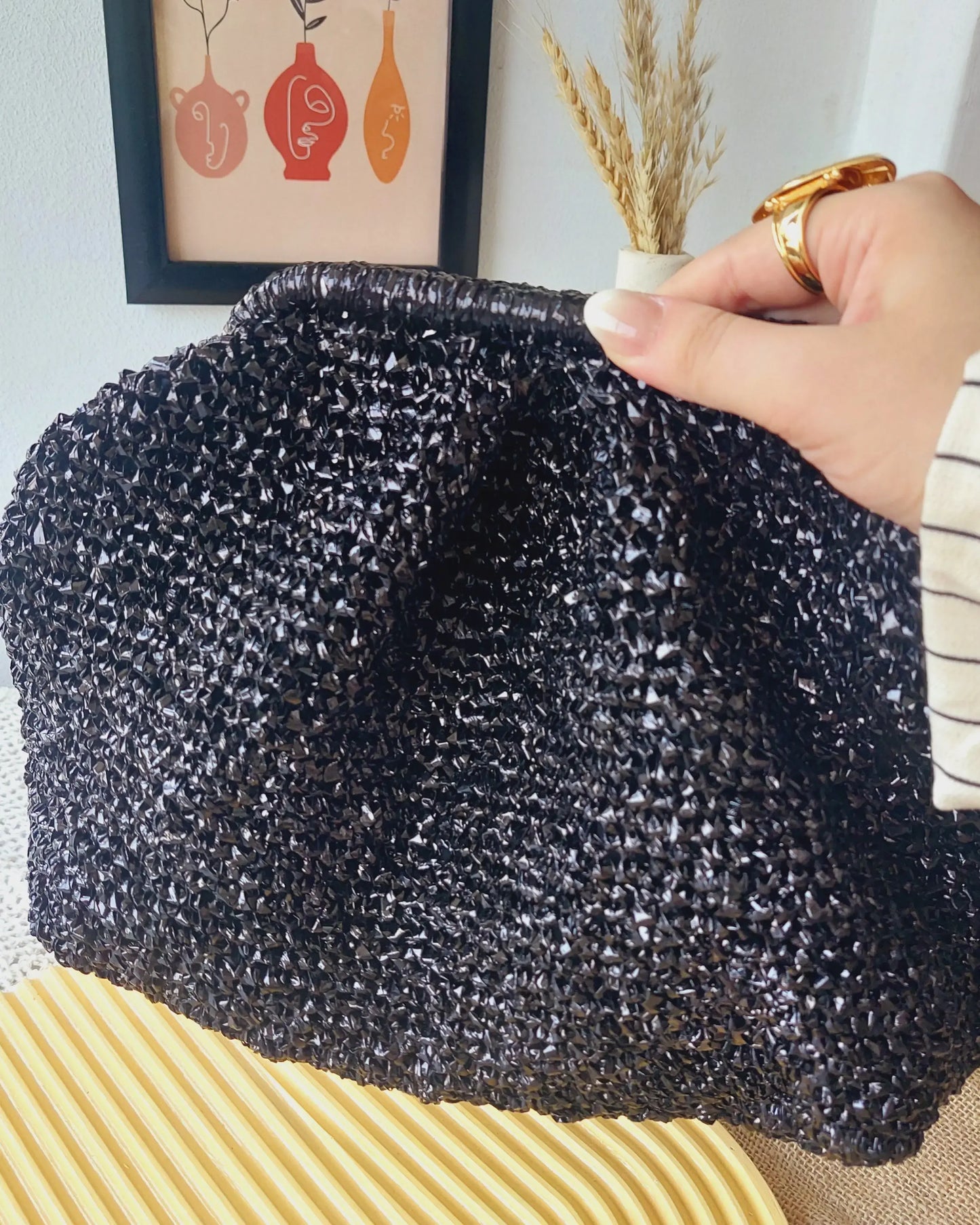 Noir Elegance Clutch