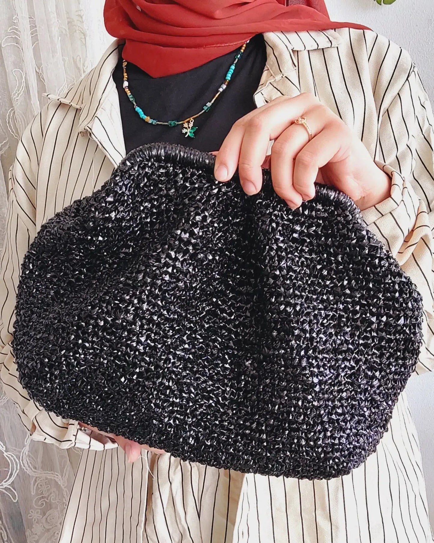 Noir Elegance Clutch
