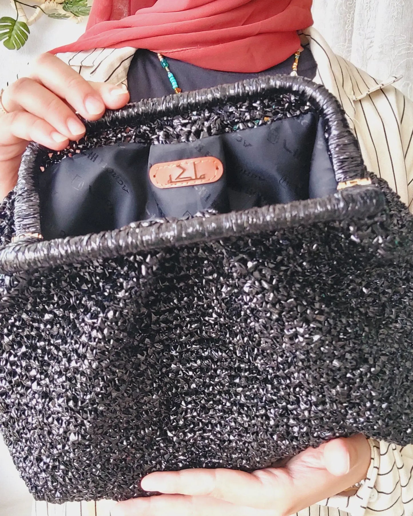 Noir Elegance Clutch