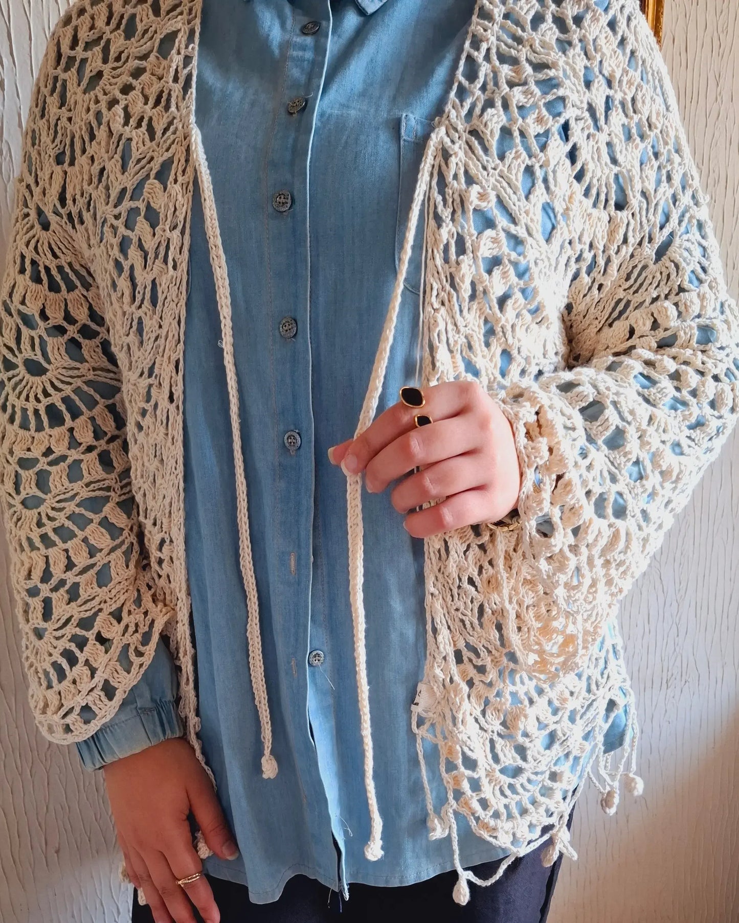 Boho Eye Cardigan