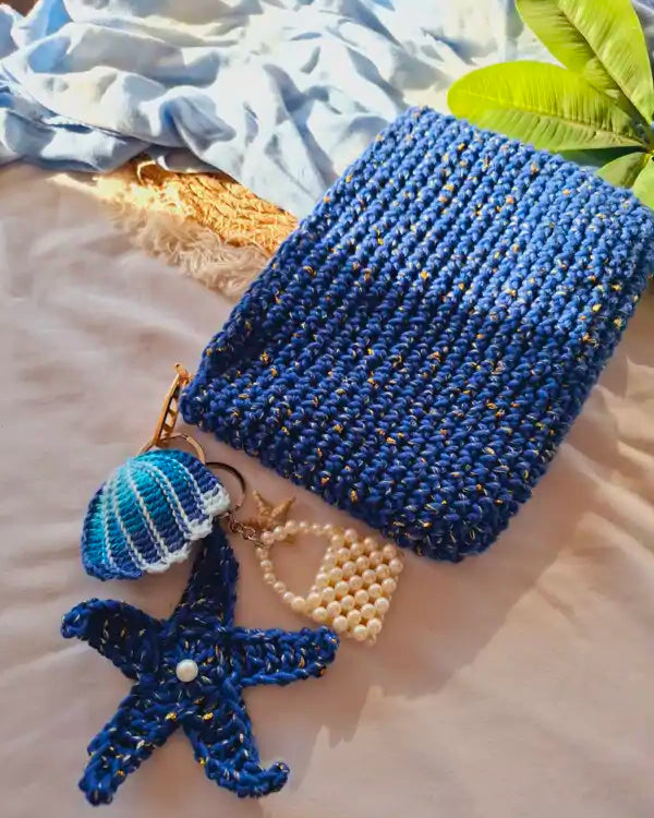Blue Gleam Clutch
