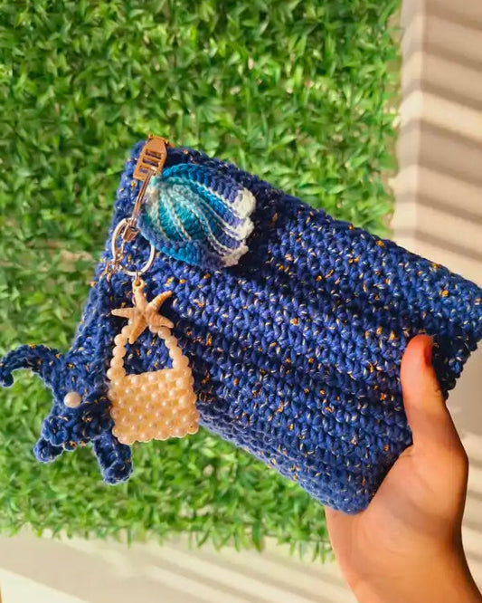 Blue Gleam Clutch