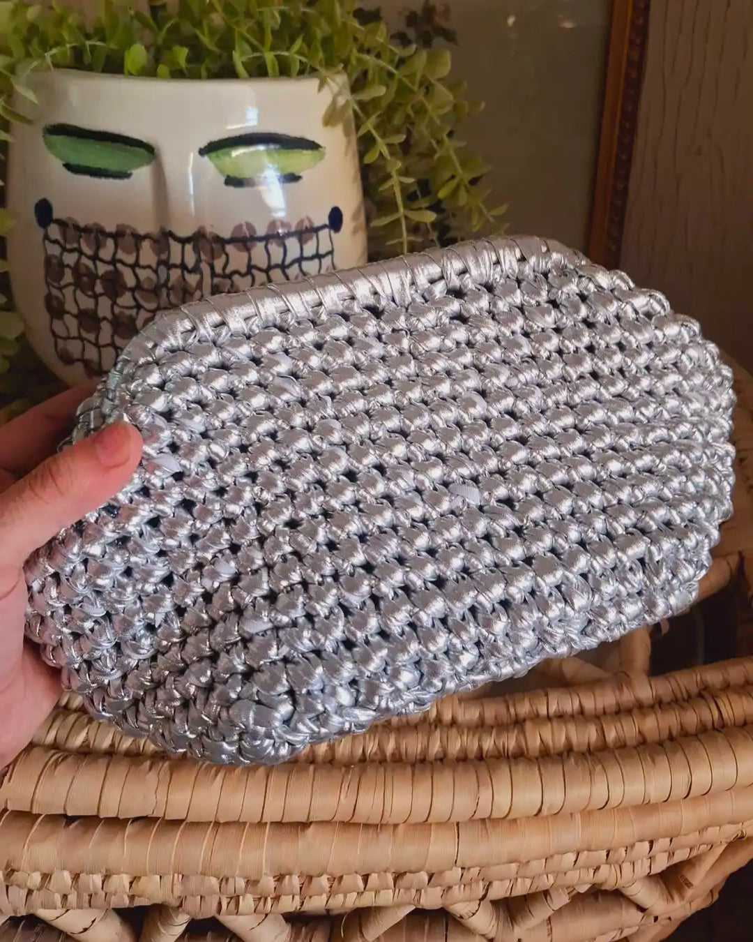 Silver Dream Clutch