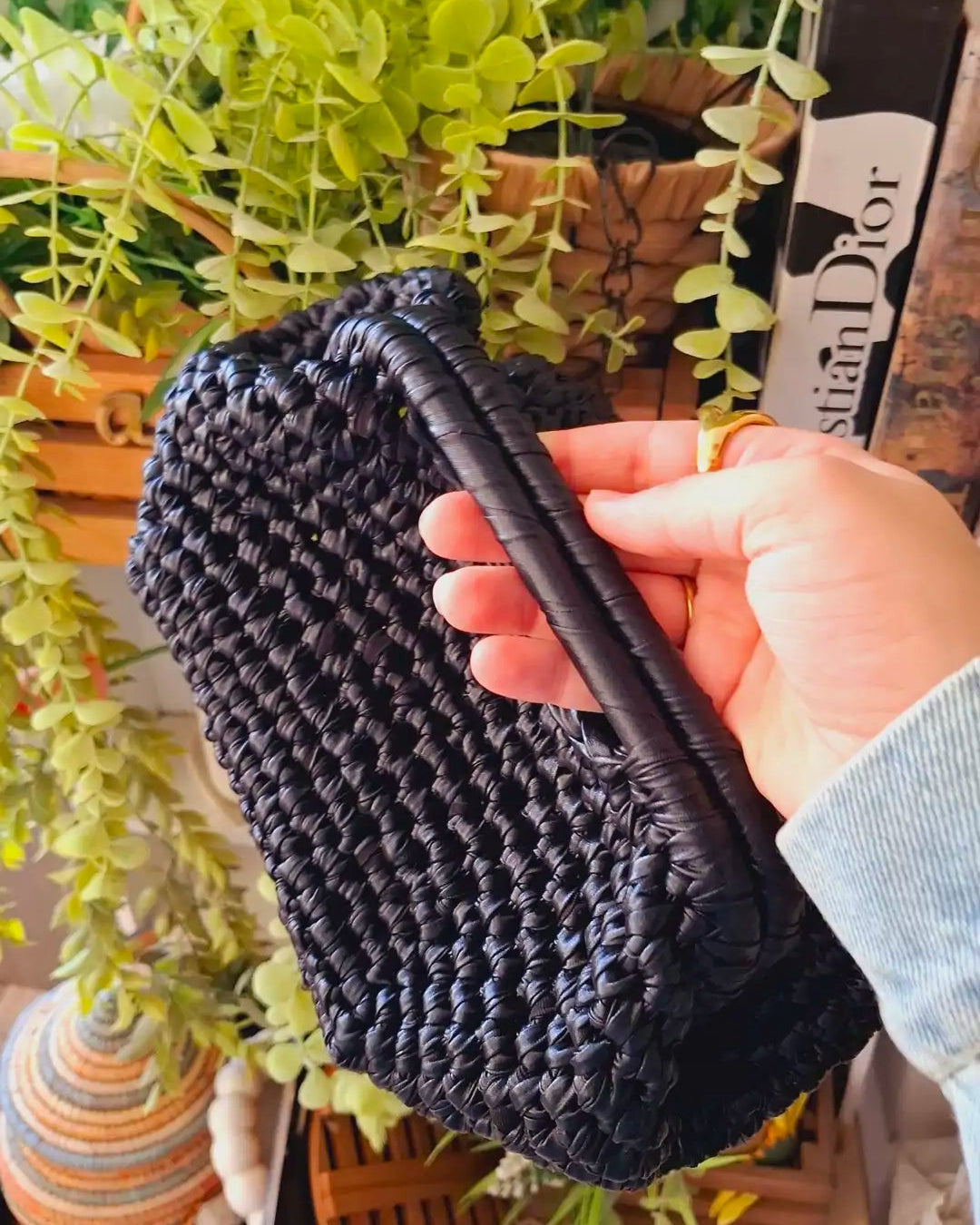 Mystic Black Clutch