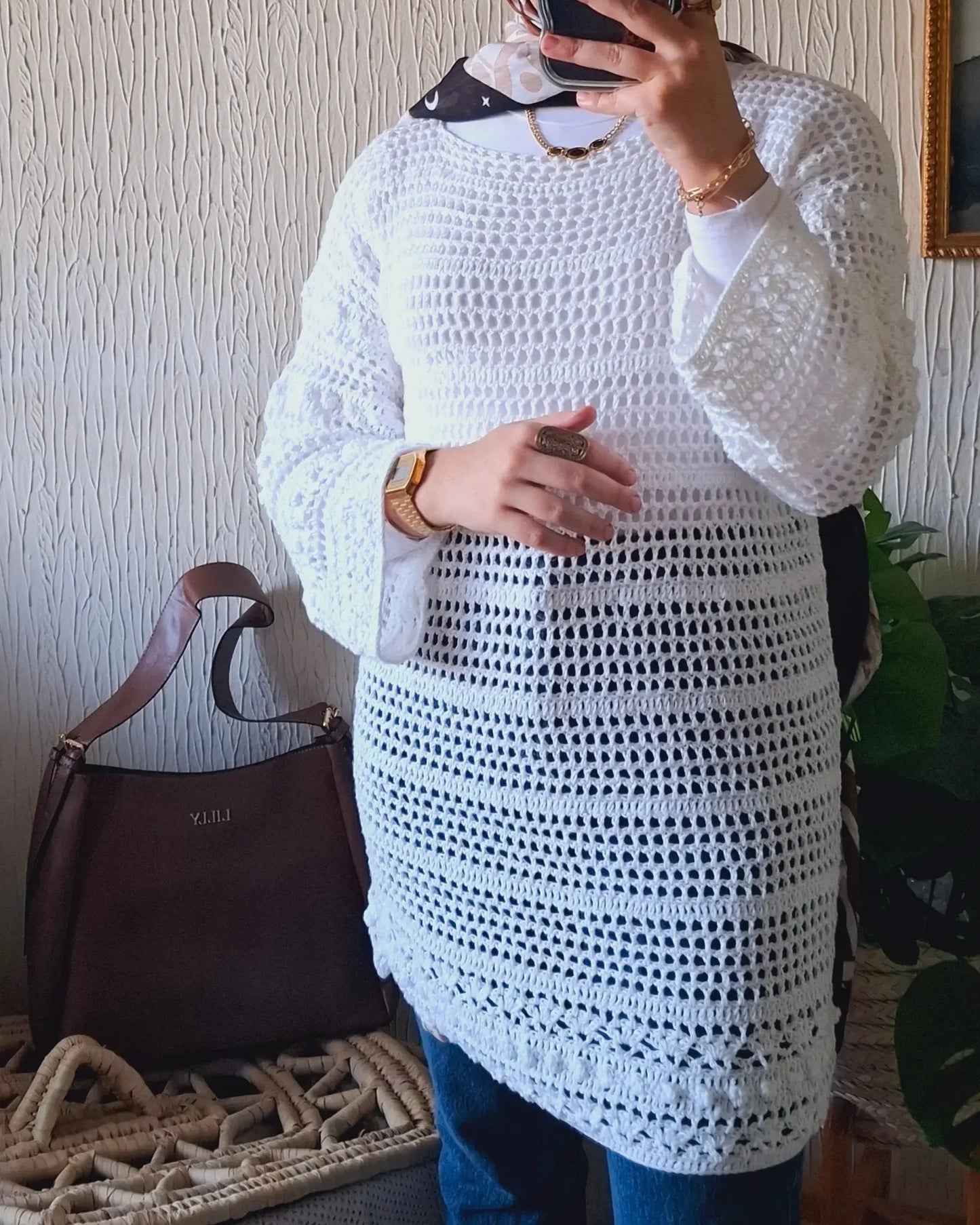 Nesma Crochet Dress
