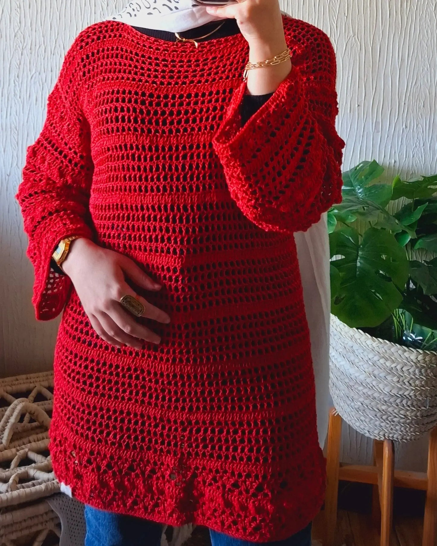 Nesma Crochet Dress