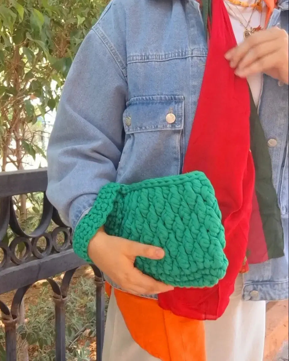 Lime Mood Clutch