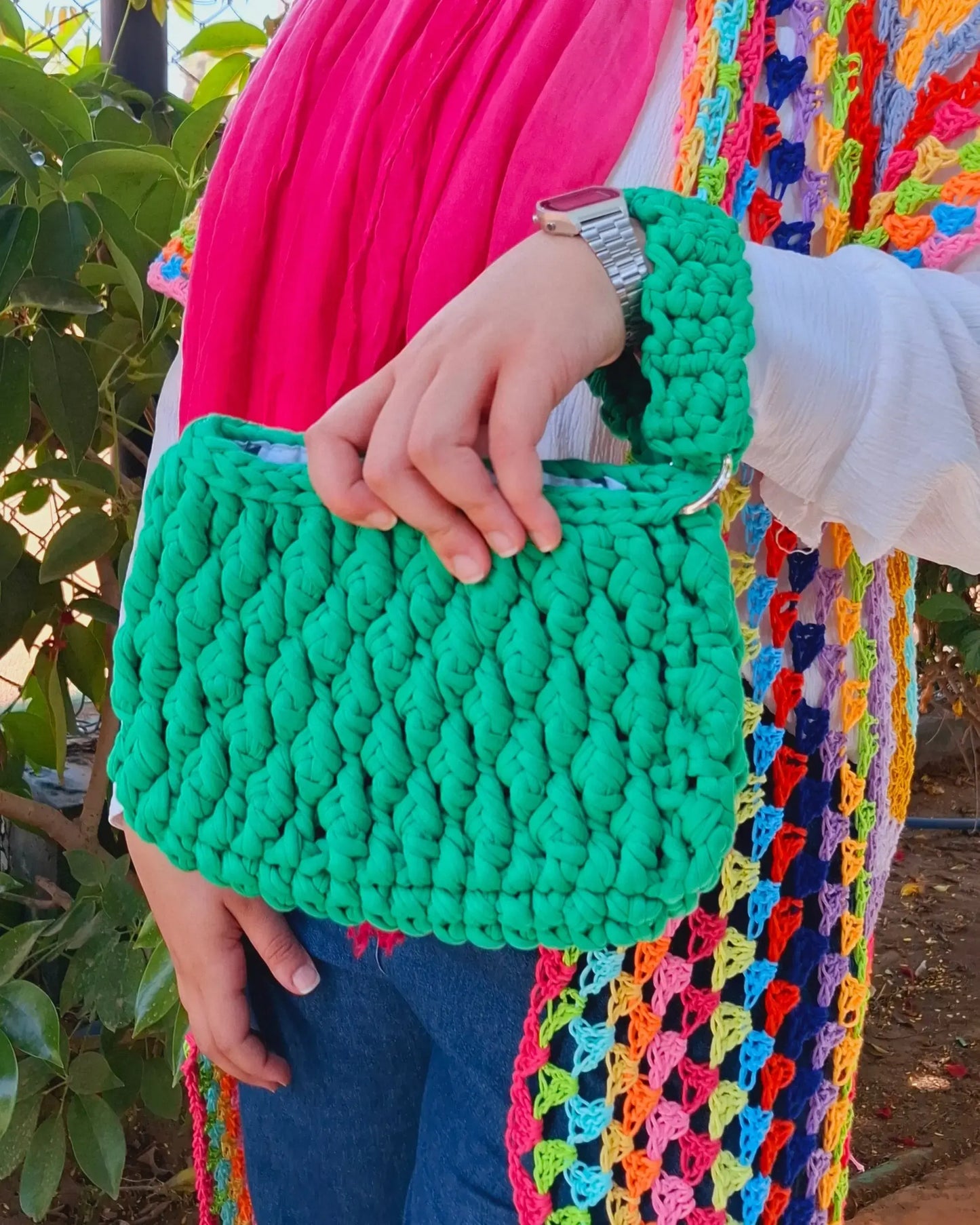 Lime Mood Clutch