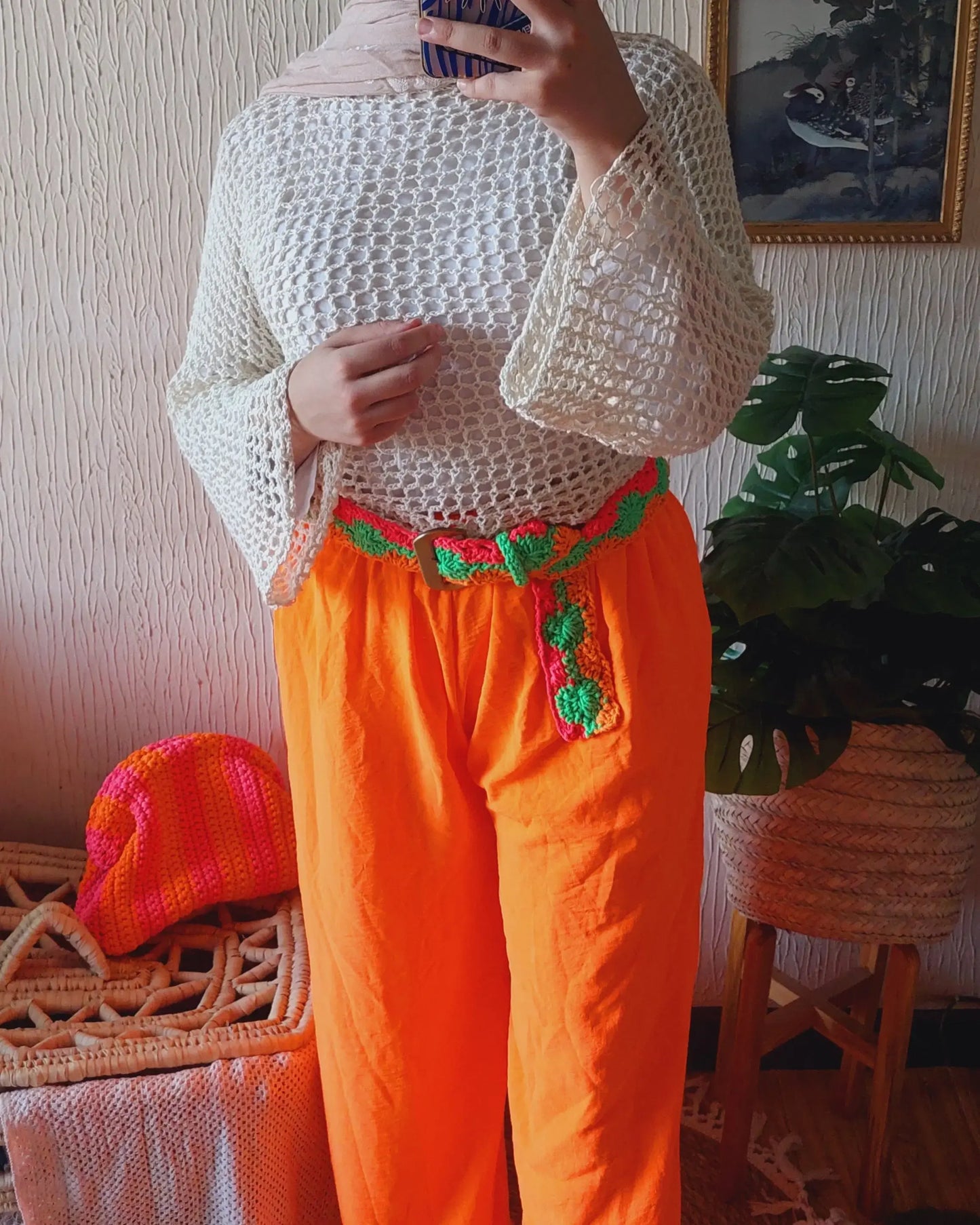 Coconut Crochet Mesh Top