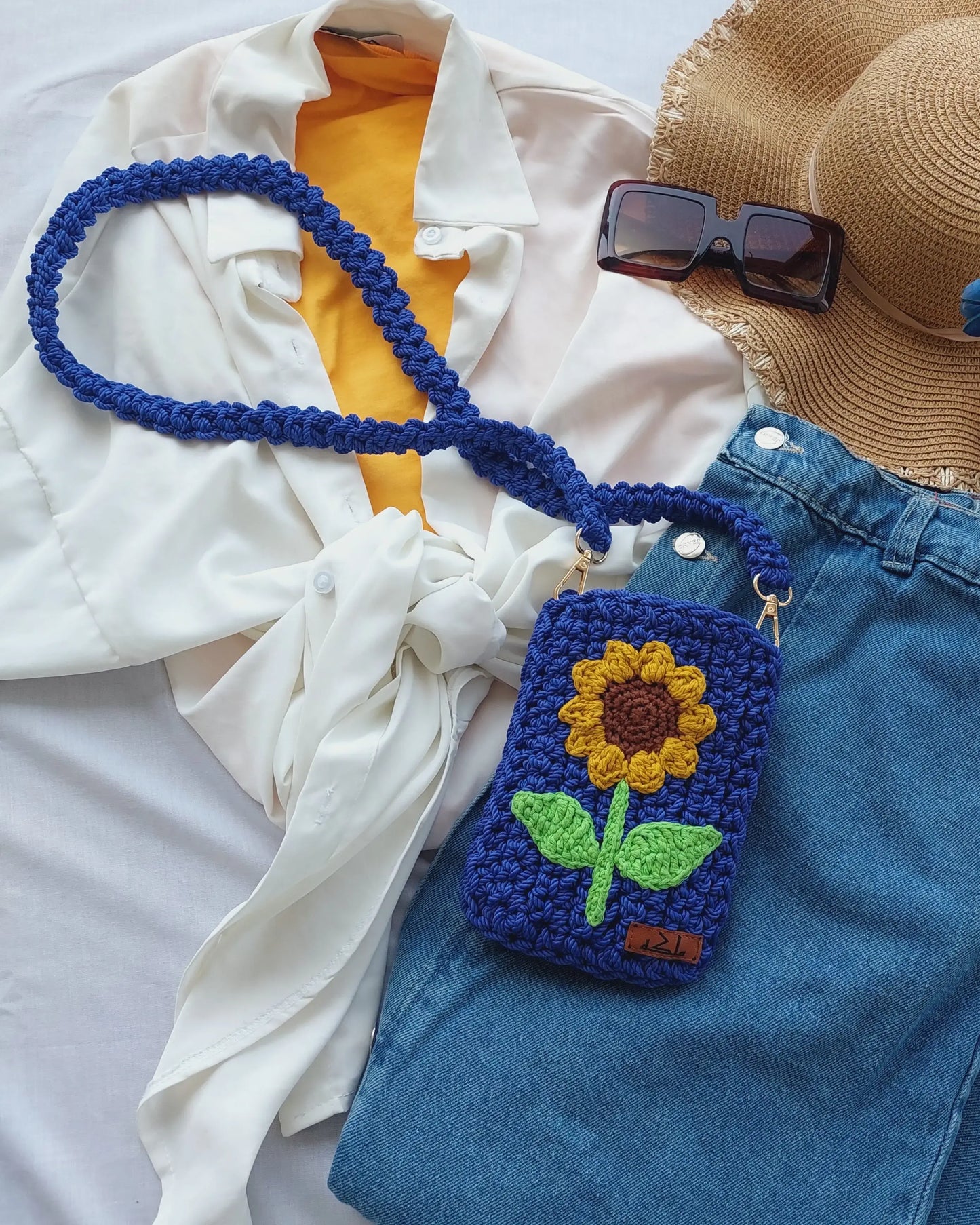 Sunflower Mobile Bag