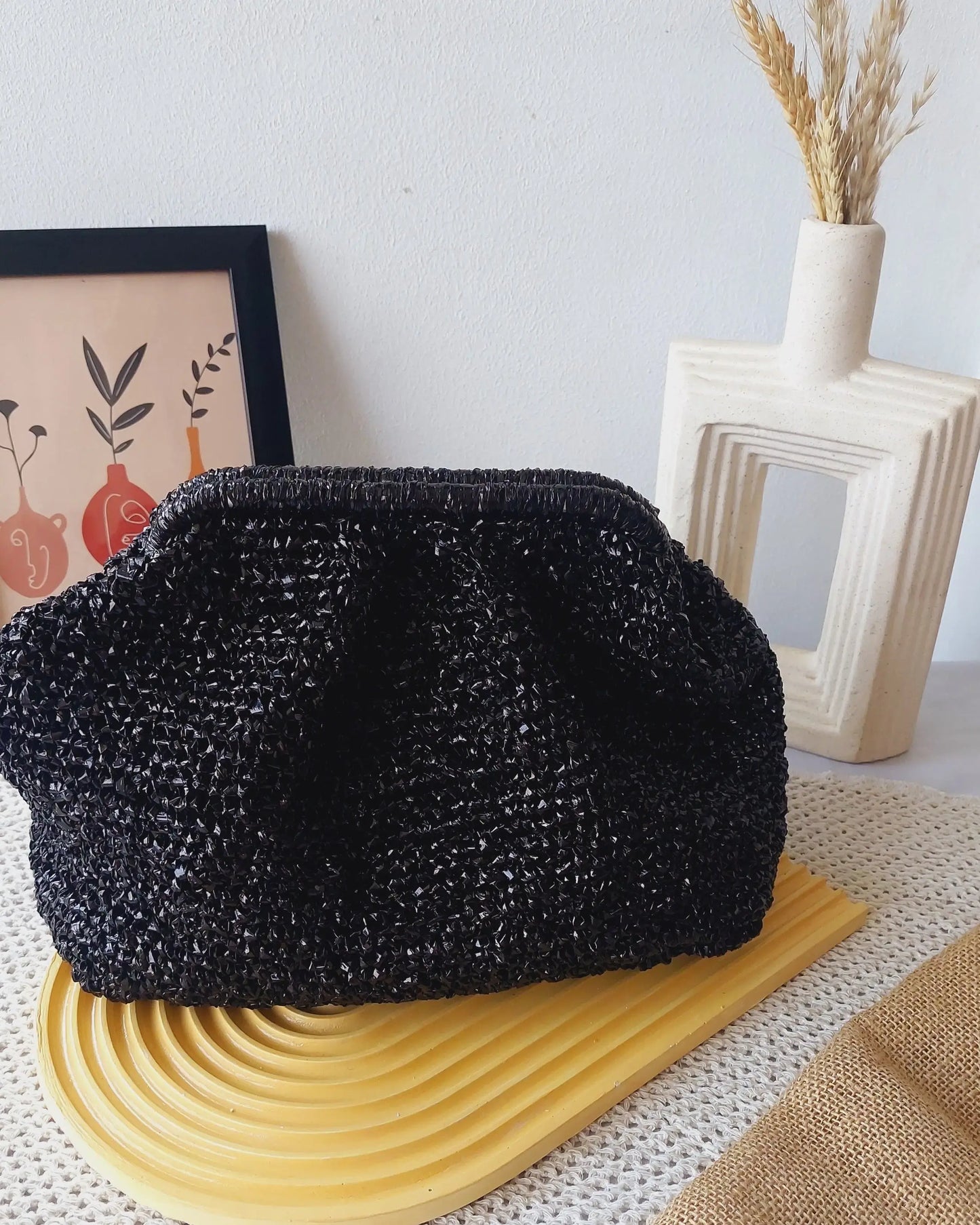 Noir Elegance Clutch