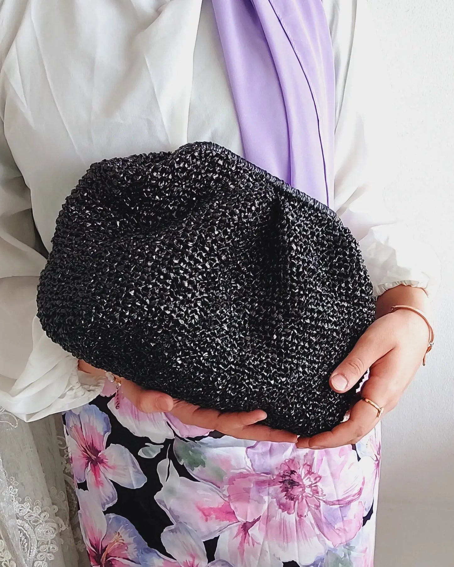 Noir Elegance Clutch