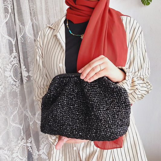 Noir Elegance Clutch