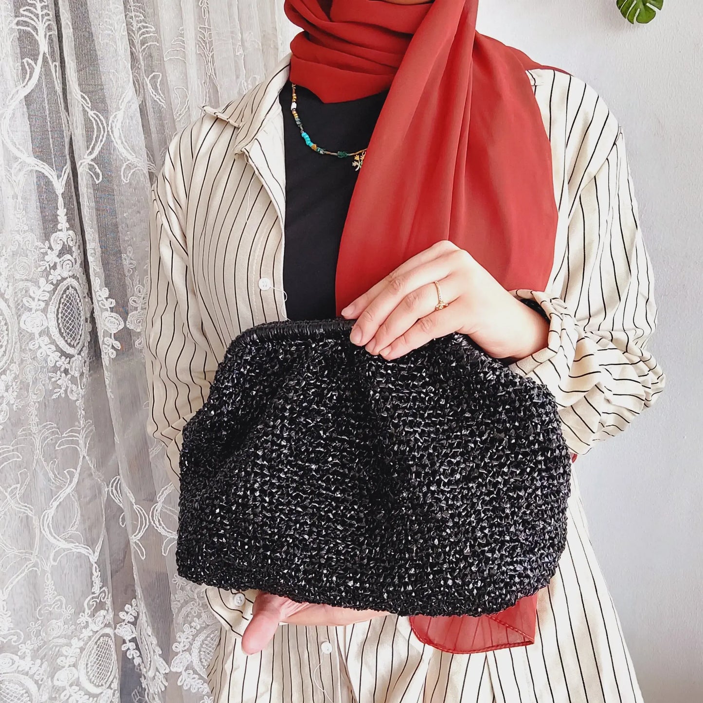 Noir Elegance Clutch